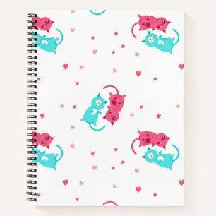 Kat patroon notitieboek