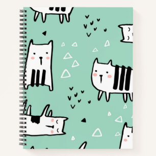 Kat patroon notitieboek
