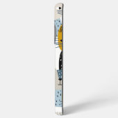 Kat patroon samsung galaxy hoesje (Achterkant horizontaal)