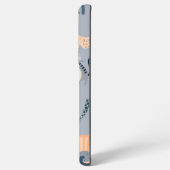 Kat patroon samsung galaxy hoesje (Achterkant horizontaal)