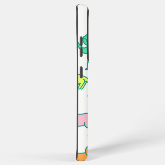 Kat patroon samsung galaxy hoesje (Rechterkant)