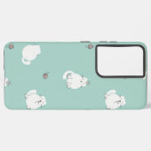 Kat patroon samsung galaxy hoesje (Linkerkant)