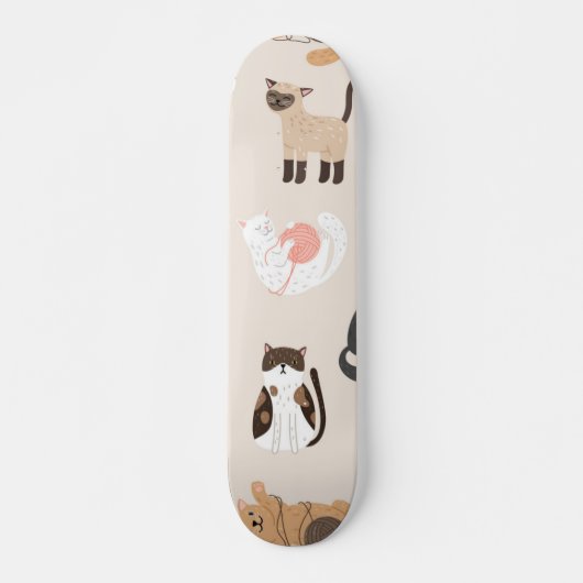 Kat patroon skateboard (Voorkant)