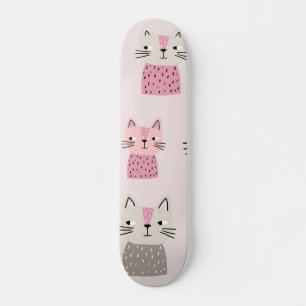 Kat patroon skateboard