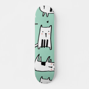 Kat patroon skateboard