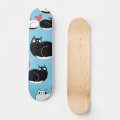 Kat patroon skateboard (Voorkant)