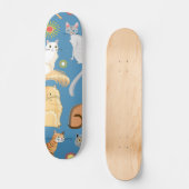 Kat patroon skateboard (Voorkant)