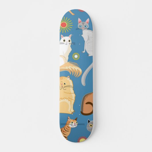 Kat patroon skateboard (Voorkant)