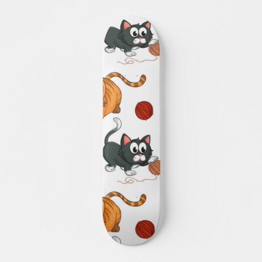 Kat patroon skateboard (Voorkant)