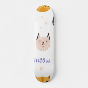 Kat patroon skateboard