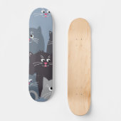 Kat patroon skateboard (Voorkant)