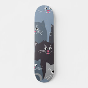 Kat patroon skateboard