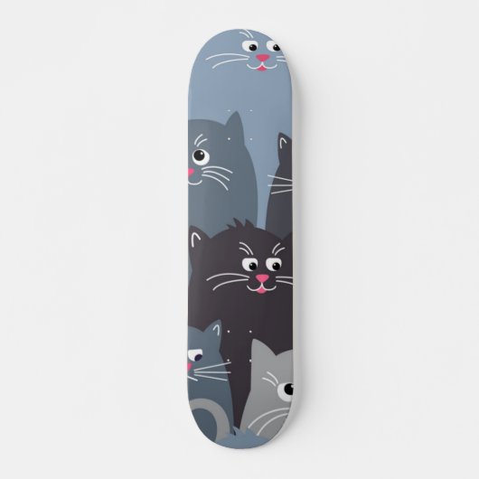 Kat patroon skateboard (Voorkant)