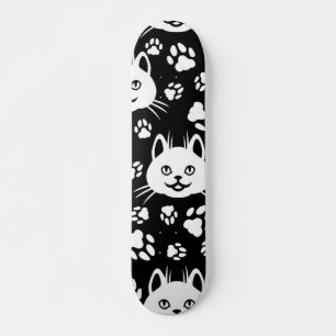 Kat patroon skateboard