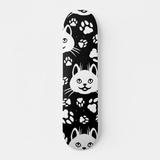 Kat patroon skateboard (Voorkant)