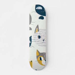 Kat patroon skateboard