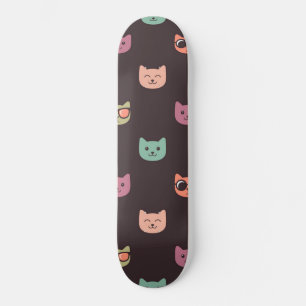 Kat patroon skateboard