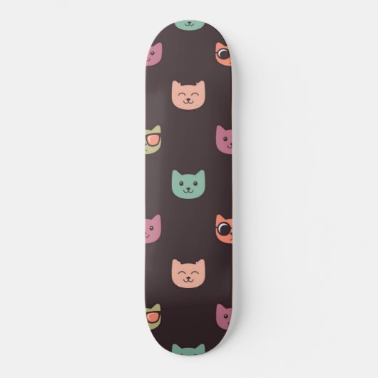 Kat patroon skateboard (Voorkant)