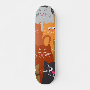 Kat patroon skateboard