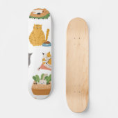 Kat patroon skateboard (Voorkant)