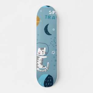 Kat patroon skateboard