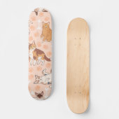 Kat patroon skateboard (Voorkant)