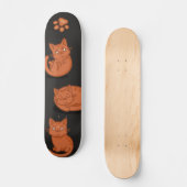Kat patroon skateboard (Voorkant)