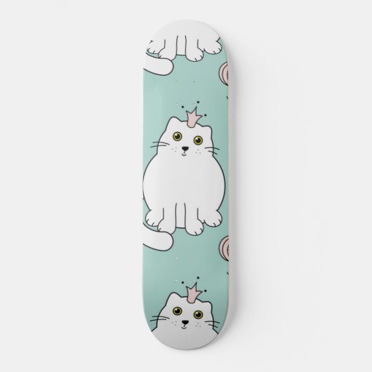 Kat patroon skateboard (Voorkant)