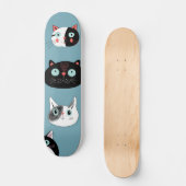 Kat patroon skateboard (Voorkant)