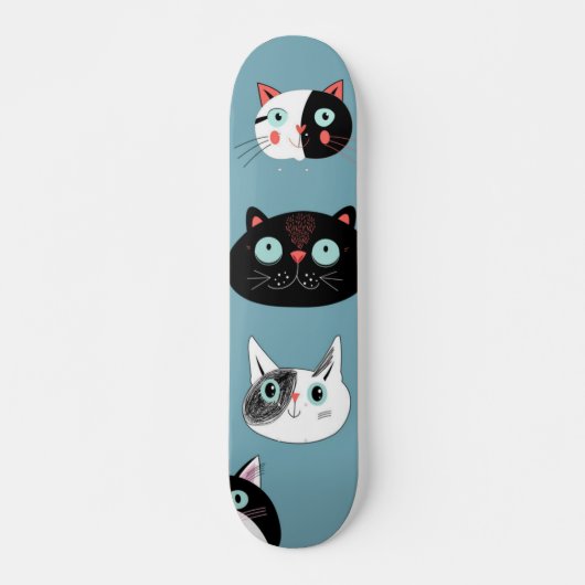 Kat patroon skateboard (Voorkant)