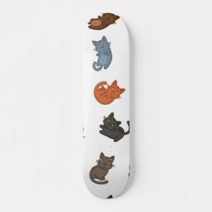 Kat patroon skateboard