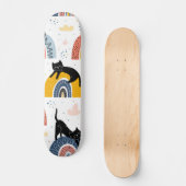 Kat patroon skateboard (Voorkant)
