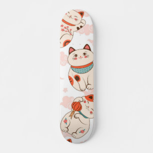 Kat patroon skateboard