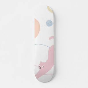 Kat patroon skateboard