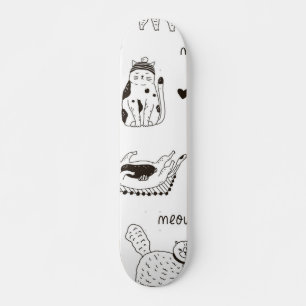 Kat patroon skateboard
