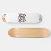 Kat patroon skateboard (Horizontaal)