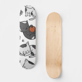 Kat patroon skateboard (Voorkant)
