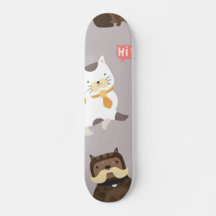 Kat patroon skateboard