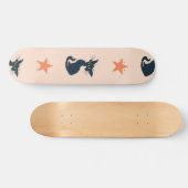 Kat patroon skateboard (Horizontaal)