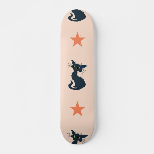 Kat patroon skateboard (Voorkant)