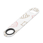 Kat patroon speed flessenopener (Voorkant Gekanteld)