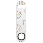 Kat patroon speed flessenopener (Achterkant)