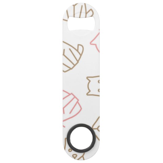 Kat patroon speed flessenopener (Voorkant)