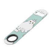 Kat patroon speed flessenopener (Achterkant Gekanteld)