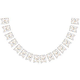 Kat patroon vlaggetjes