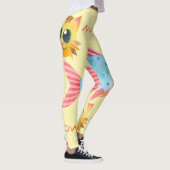 Kat Pattern Cute Colorful Pets Animals Leggings (Rechts)