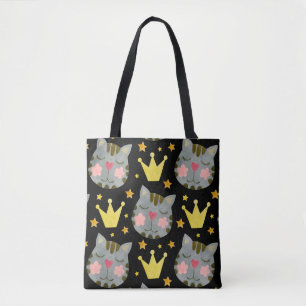 Kat Pattern Cute Pets Animals Draagtas