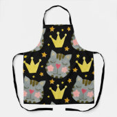 Kat Pattern Cute Pets Animals Schort (Voorkant)