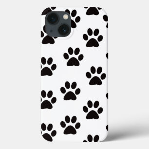 Kat Paw-printers iPad-draagtas iPhone 13 Hoesje