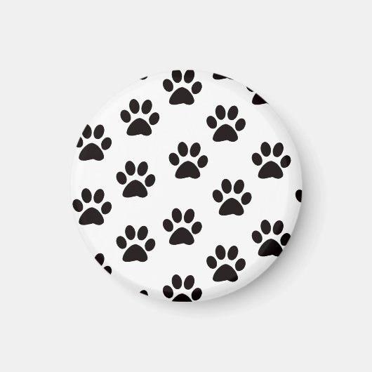 Kat Paw Prints Magneet (Voorkant)